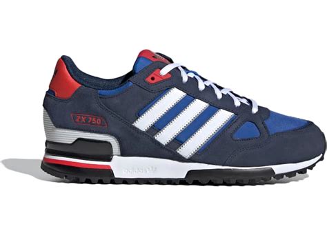 adidas zx 750 in blau rot